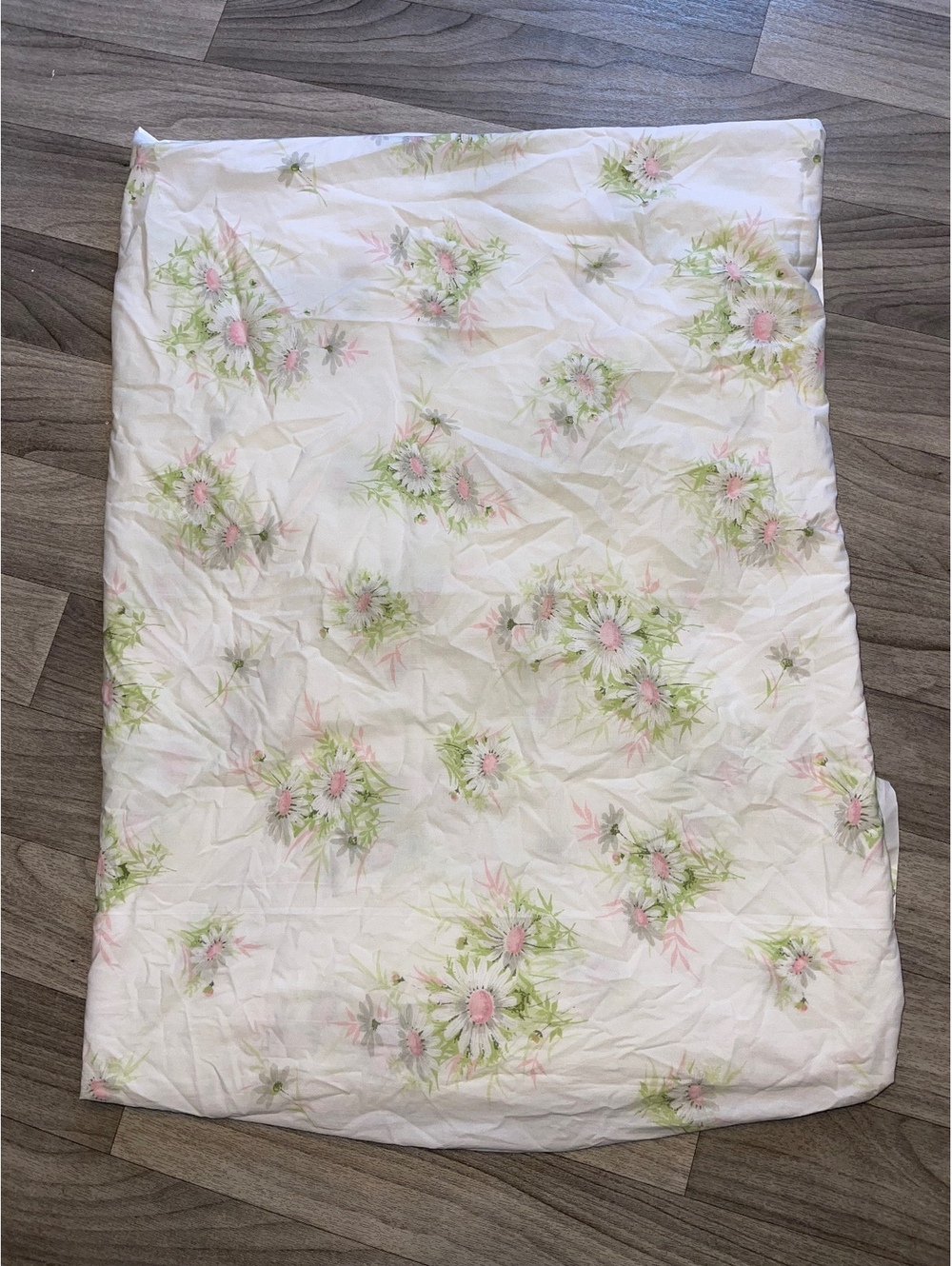 Vintage Springmaid Floral Flat Sheet